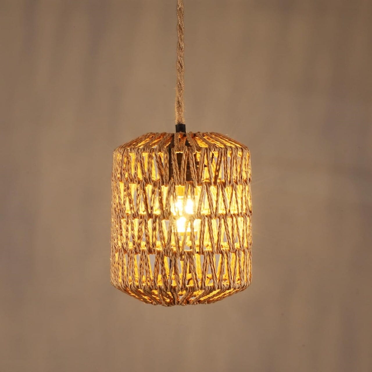 Lustre Pendente de Vime - Trax Lux