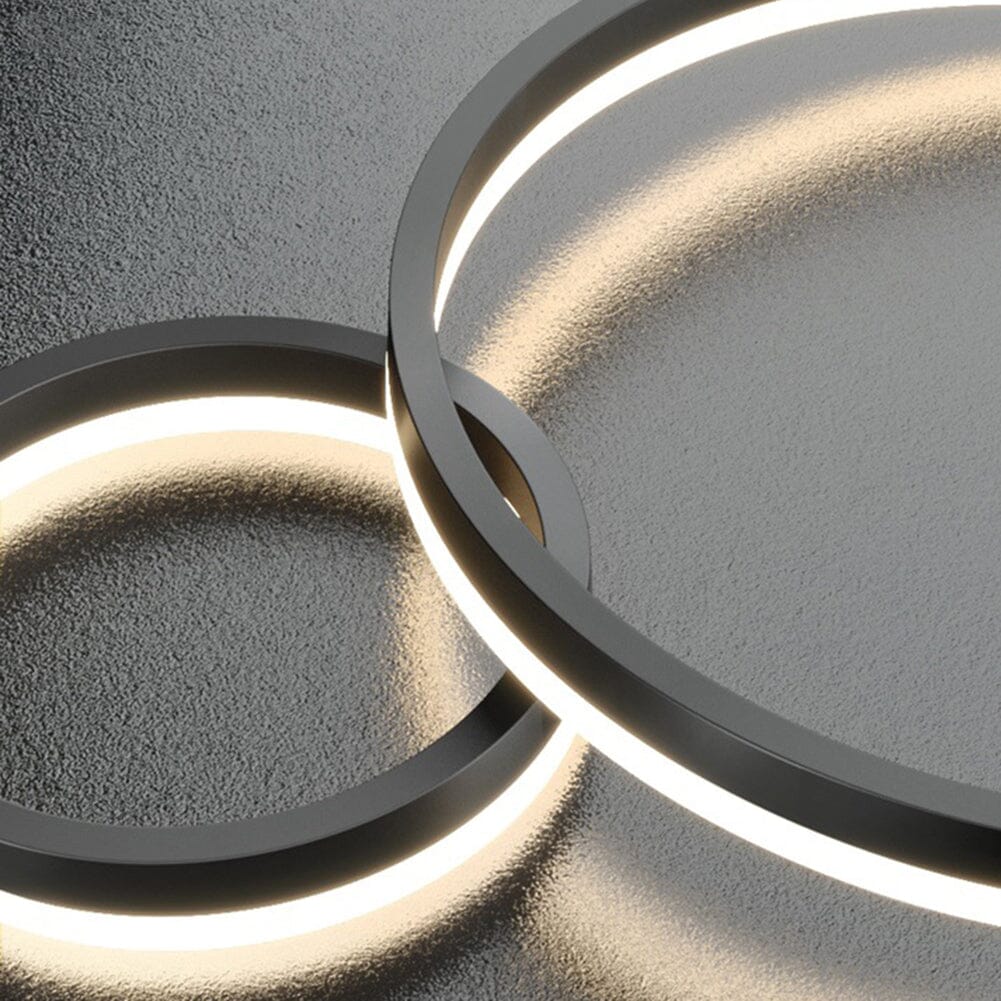 Lustre Pendente Triplo Led Circular Milan - eFlix