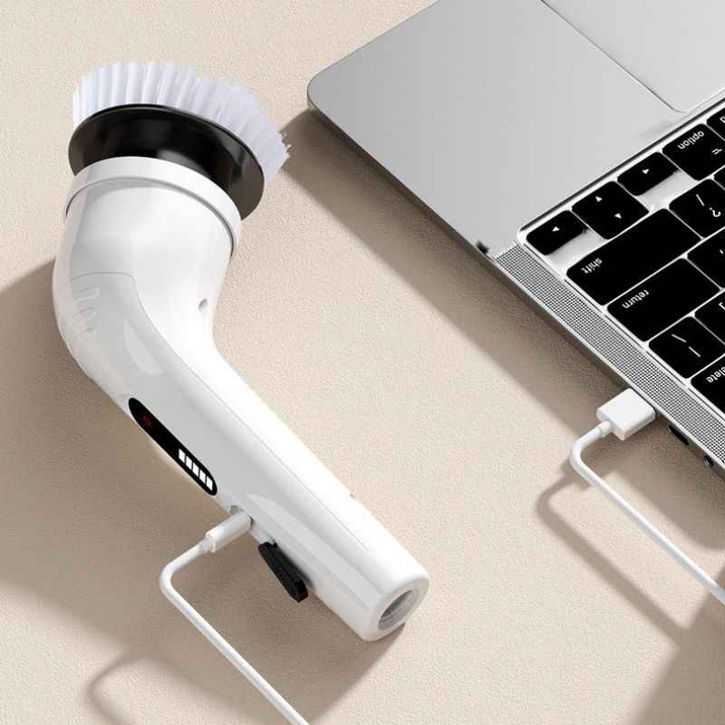 Escovão Elétrico para Limpeza Multiuso 7 em 1 - eFlix