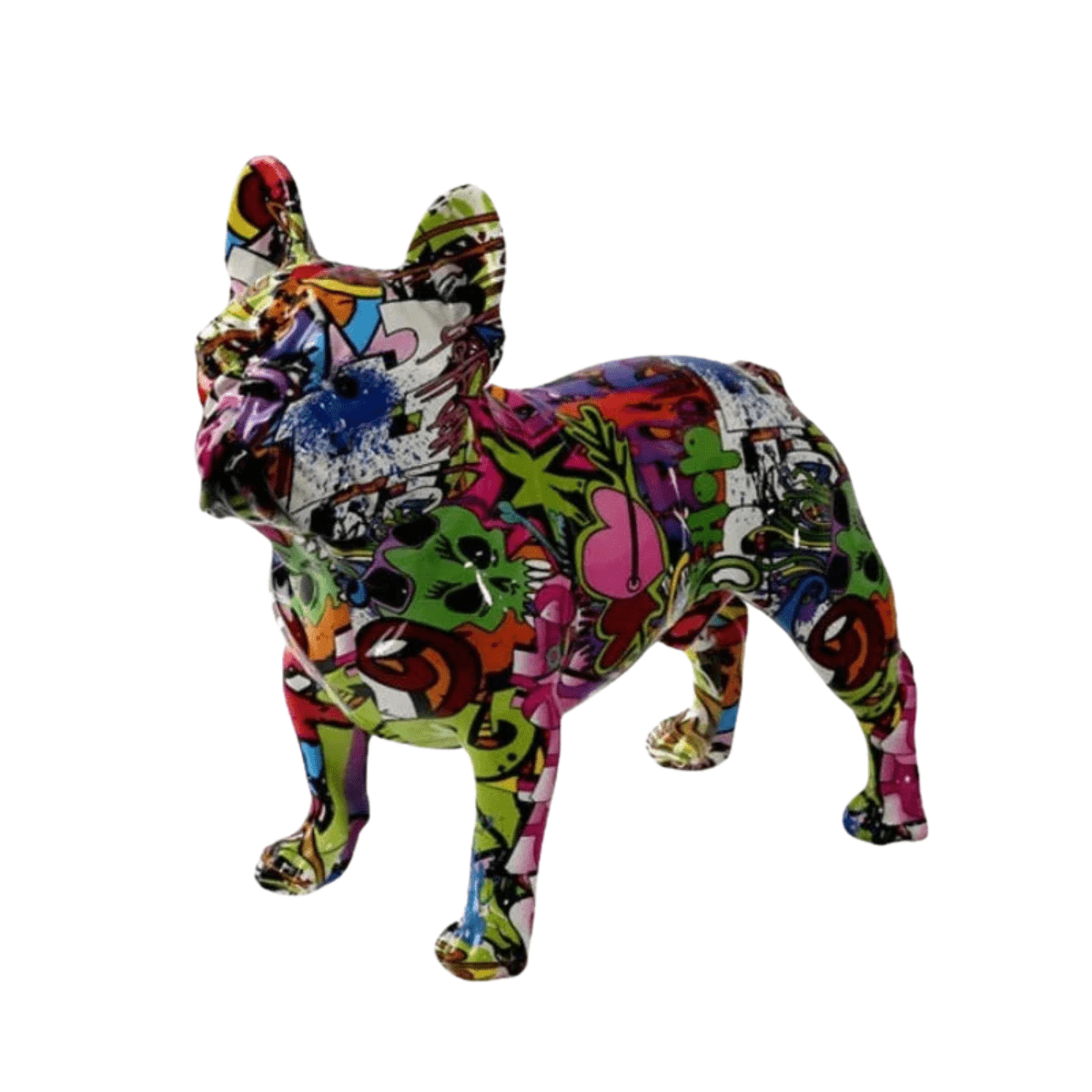 Escultura em Resina Bulldog Francês - eFlix