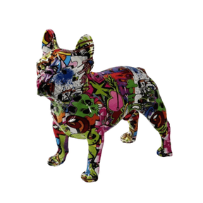 Escultura em Resina Bulldog Francês - eFlix