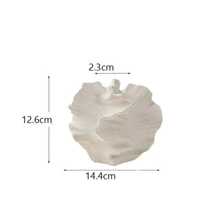 Escultura em Resina Vaso Decorativo para Flores - eFlix