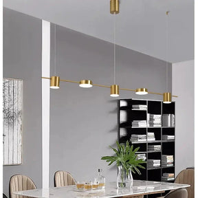 Luminária de Teto Pendente Urban Elegance com 5 Lâmpadas - eFlix