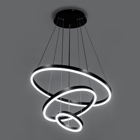 Lustre Pendente Triplo Led Circular Milan - eFlix