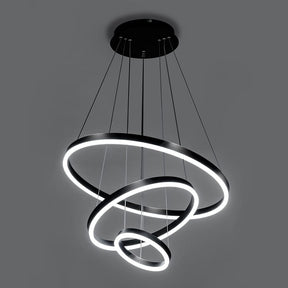 Lustre Pendente Triplo Led Circular Milan - eFlix