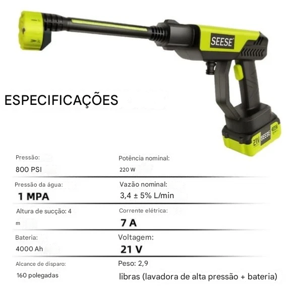 Lavadora de Alta Pessão Seese