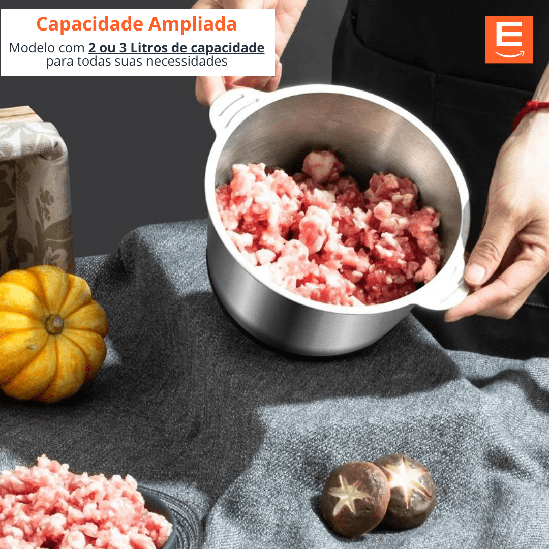 Triturador e Moedor Profissional de Alimentos em Inox - UltraMixer